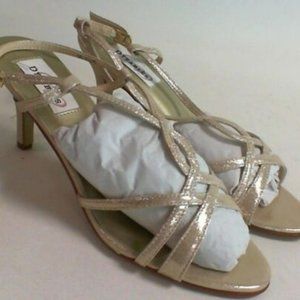 New Dyeables Wedding Shoe Heels - Champagne Gold